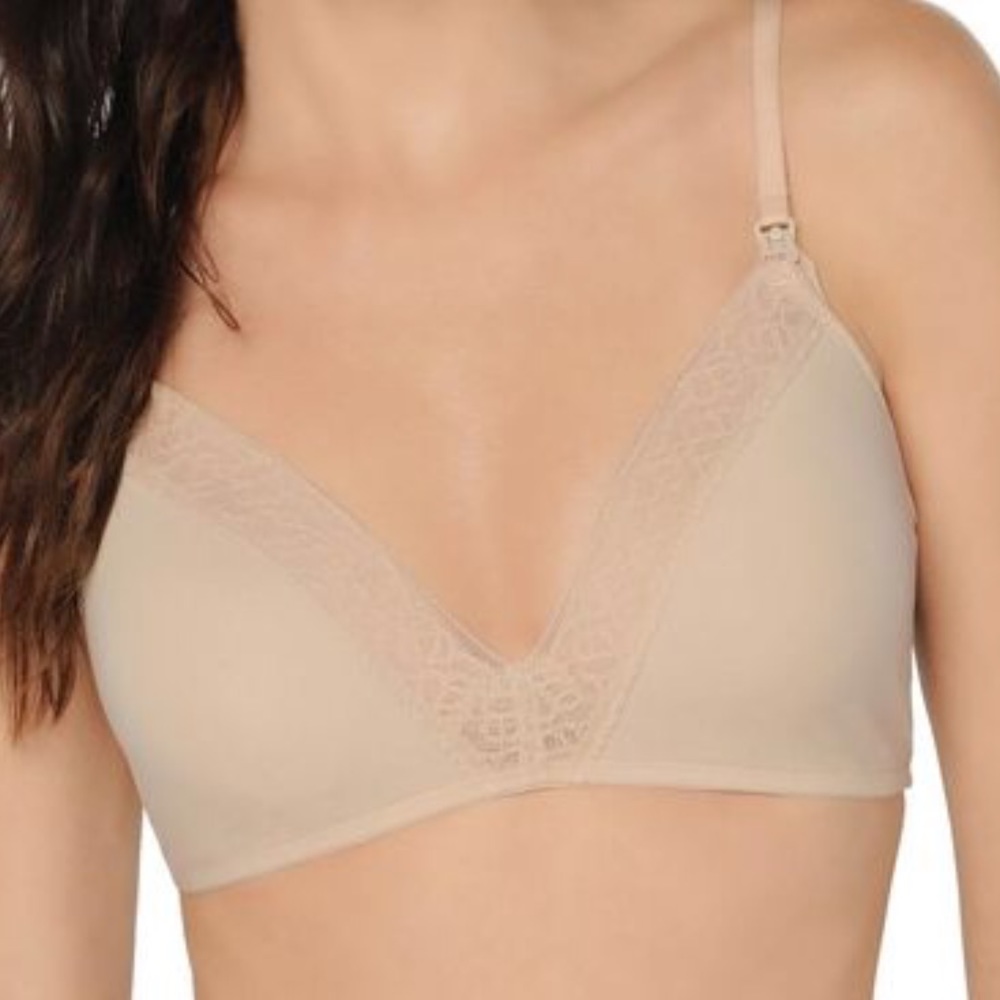 Natori wireless lightly lined nursing bra